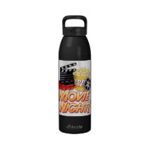 MOVIE NIGHT BOTTLE WATER BOTTLE