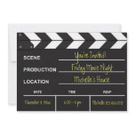 Movie Night Clapboard Invitation
