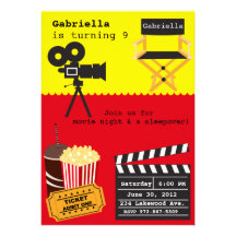 Movie Night Invitation