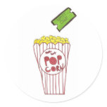 Movie Night stickers