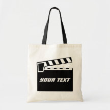 Movie Slate Clapperboard Board Canvas Bag