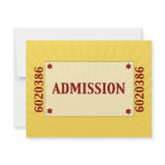 Movie Star Bar Mitzvah Reply Card B Announcement