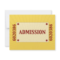 Movie Star Bar Mitzvah Reply Card B Announcement