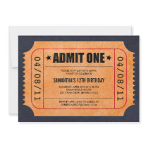 Movie Ticket Invitations