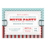 Movie Ticket Party Birthday Party Admission Ticket Personalized Announcements