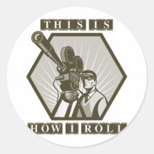 movie tv film camera director sticker