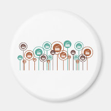 Movies Daisies Refrigerator Magnets
