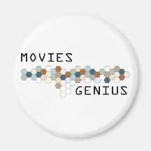Movies Genius Refrigerator Magnets