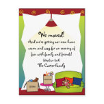 Moving Announcement postcards