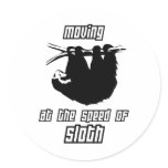 Moving at the Speed of Sloth stickers