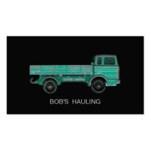 Moving company hauliers movers transport garbage business cards