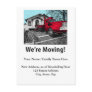 Moving Notice, Red Truck