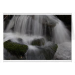 Moving water 1 greeting card