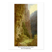 Mower Inside The Mountain By Carl Spitzweg postcards