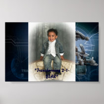 Mozaic's 1st Birthday Print