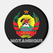 Mozambican Emblem Fridge Magnet