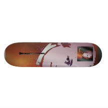 Mozart and Clarinet Skateboard