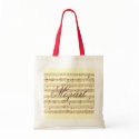 Mozart Gavotte - Budget Tote bags
