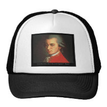 Mozart "Love Love Love" Quote Gifts & Collectibles hats