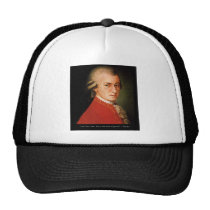 Mozart "Love Love Love" Quote Gifts & Collectibles hats