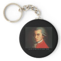 Mozart "Love Love Love" Quote Gifts & Collectibles keychains