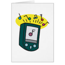 mp3 player design card