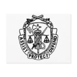 mp crest postcards