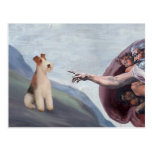 MP-God's Wire Fox Terrier (M) Post Card