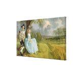 Mr and Mrs Andrews, c.1748-9 Canvas Prints