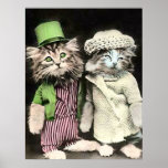 Mr and Mrs Cat posters