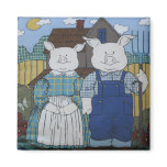 Mr And Mrs Pig magnets