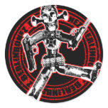 Mr Bombbastik II Round Sticker