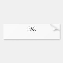 Mr. Bumper Sticker