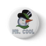 Mr. Cool - Snowman buttons