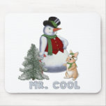 Mr. Cool - Snowman mousepads