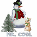 Mr. Cool - Snowman Ornament photo sculptures