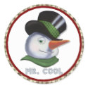 Mr. Cool - Snowman stickers