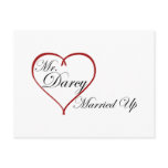 Mr. Darcy Married Up postcards