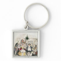 Mr Fezziwig's Ball, from 'A Christmas Carol' Key Chain