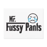 Mr. Fussy Pants postcards