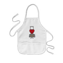 Mr. Heart Baking Apron for Kids