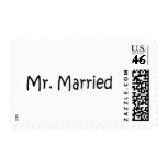 Mr. Married (Blk) Stamp