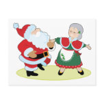 Mr Mrs Claus postcards