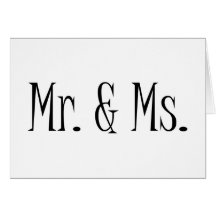 Mr. & Ms. Engagement invitation Engagement part Cards