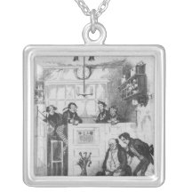 Mr. Pickwick and Sam in the attorney's office Jewelry