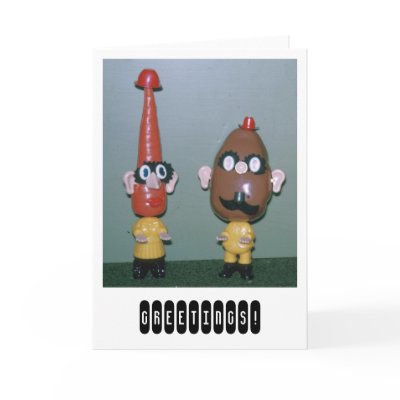 Mr. Potato Head Card