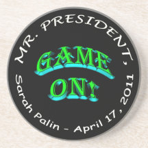 Mr. President, Game On Drink Coasters