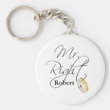 Mr Right Key Chain