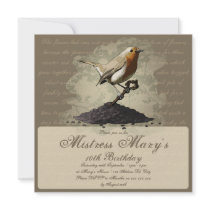 Mr. Robin Finds the Key, invitation