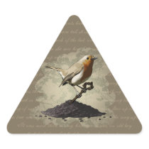 Mr. Robin Finds the Key, triangle stickers